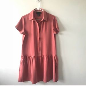 Peach drop waist Cynthia Rowley dress 4